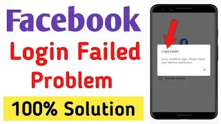 Login Failed Facebook