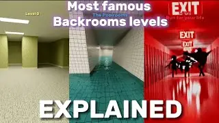 All FAMOUS BACKROOMS LEVELS EXPLAINED