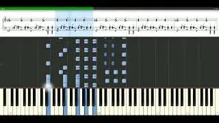 Muse - New born [Piano Tutorial] Synthesia