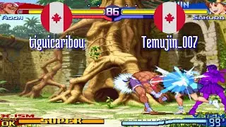 FT5 @sfa3: tiguicaribou (CA) vs Temujin_007 (CA) [Street Fighter Alpha 3 Fightcade] Oct 24