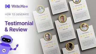 Write App Reviews, Product Reviews and Testimonial Using WriteMe.ai - AI Feedback Generator
