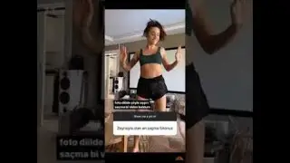Efsane ötesi Zeynep Bastık mini etekli twerk dans frikikleri sevişme sahnesi gibi
