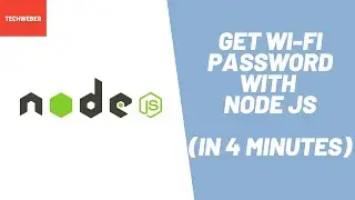 Learn how to get Wi-Fi password using Node JS (in 4 minutes)