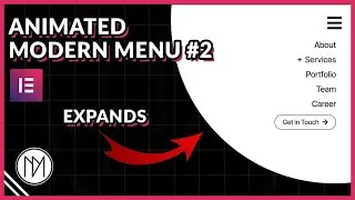 Animated Modern Menu #2 - Elementor & GSAP Tutorial (Template Available)
