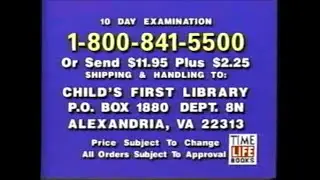 Time Life Books Child's First Library Commercial