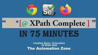 Complete Xpath from Basic to Advance | 14 Xpath Function | All Xpath AXES | Xpath tutorial