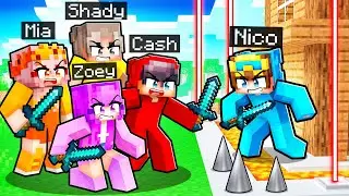 SECURITY HOUSE vs FRIENDS in Minecraft!