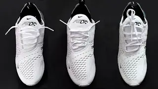 3 NEW Ways How To Lace Nike Air MAX 270| Nike Air MAX 270 Lacing