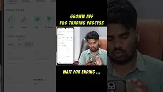 F&O Trading In Groww App | Groww Me Future and Option Trading | F&O Trading Kaise Kare #trading