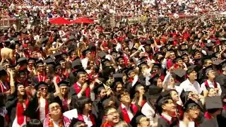 Hundreds of pro-Palestinian protesters walk out of Stanford University commencement ceremony