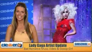 Lady Gaga Artist Update: Bad Romance Music Video & Gossip Girl