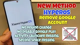 New Security 2024! All Xiaomi HyperOs Remove Google Account, Bypass FRP, Without PC.