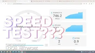 1 Gbps??.. Buat Speed Test di Jaringan Lokal | Cara mudah membuat speedtest di CasaOs || PROXMOX