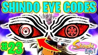 ⭐NEW SHINDO SHINOBI LIFE 2 CUSTOM EYE CODES #23⭐