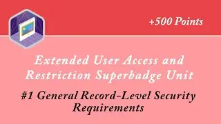 General Record-Level Security Settings || Extended User Access and Restriction Superbadge Unit|admin