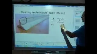 Read an Architects` scale (decimal)
