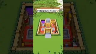 Minecraft Ultimate Underground House 🏠 #minecraft #shorts