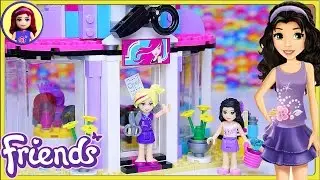 Lego Friends Hair Salon Set Build Review Play - Kids Toys