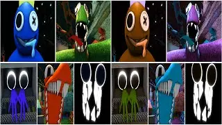 Rainbow Friends VS Rainbow Friends INVERT ALL JUMPSCARES