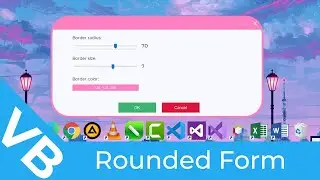 VB/ Create Rounded Form - Smooth Corners/ Visual Basic .NET & WinForms