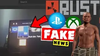 RUST PS4 BETA DEV TEST GAMEPLAY IS BIG FAKE NEWS! Plus Other Rust Console Rubbish Cleared Up!