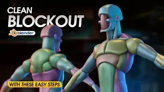 How to Create a Male Blockout Easily in Blender