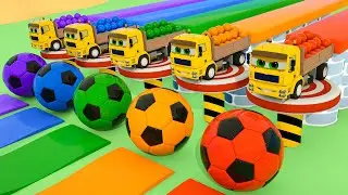 Color Finger Family | Wheels on the Bus  |  Nursery Rhymes & Kids Songs Wheel Craft city