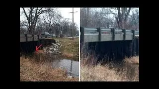 Ein Mann hörte unter der Brücke ein Winseln…