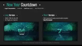 New Year Countdown | After effects templates free