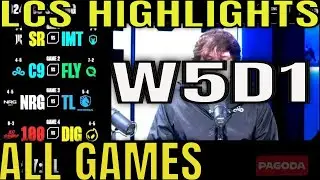 LCS Highlights Week 5 Day 1 ALL GAMES | LCS Spring 2024 W5D1