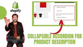 [Shopify - 2024] How To Create Collapsible Accordion for Product Description - Product Page Tabs