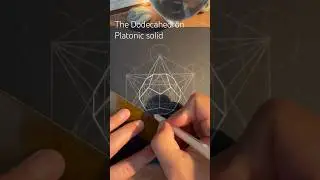 How to draw the Dodecahedron Platonic Solid, including Terrence Howard’s Lynch Pin design. Fast