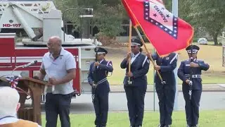 Pine Bluff honors Navy Officer Nehamon Lyons who was killed at the Pentagon on 9/11