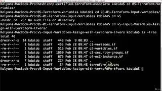 48. Terraform Input Variables   Assign with terraform tfvars