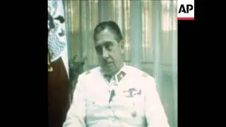 SYND  2-1-74 INTERVIEW WITH GENERAL PINOCHET IN SANTIAGO