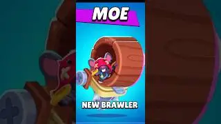 NEW BRAWLER MOE! #brawlstars #shorts