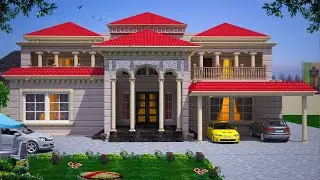 4 Kanal (100X180) with Basement Classic Villa in Pakistan - 3D Elevation, Plans and Cost Estimate