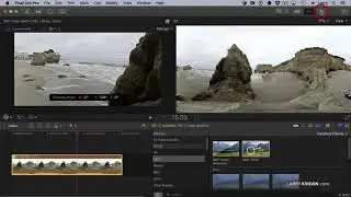 Edit 360/VR Video in Apple Final Cut Pro X