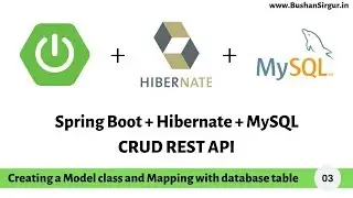 Spring Boot Hibernate - Creating Model class and Mapping with DB Table [Part 3]