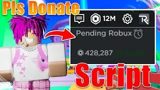 This Script Actually Gives You Robux In Pls Donate *Pastebin 2023