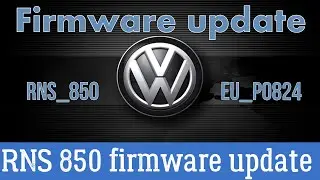 Upgrading firmware RNS 850 Touareg7p