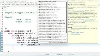 Program to toggle case of all characters in a string | Toggle Case Program