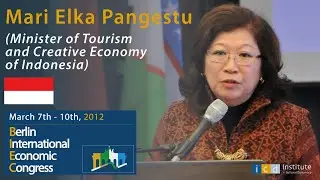 Mari Elka Pangestu (Minister of Tourism and Creative Economy of Indonesia)