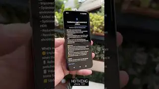 nothing phone (2) update NOTHING OS 2.0.2a #shorts