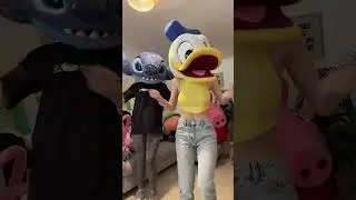 Donald and Stitch