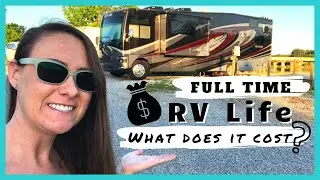 RV LIVING COST - How Much Does It COST TO LIVE IN AN RV Full Time? (WHAT I PAY!)