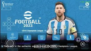 eFOOTBALL PES 2023 PPSSPP Offline Real Faces Camera PS5 New Kits & Latest Transfers 2023 Graphics HD