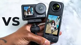 Best Small Camera? DJI Osmo Action 4 vs Insta360 X4.