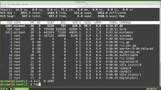 Linux Command Line (63) kill process