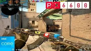 CS:GO : RX 6600 + i3-12100F